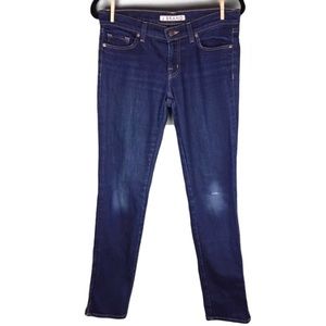 J Brand The Deal Ankle Zip Distressed Skinny Jeans Size 28